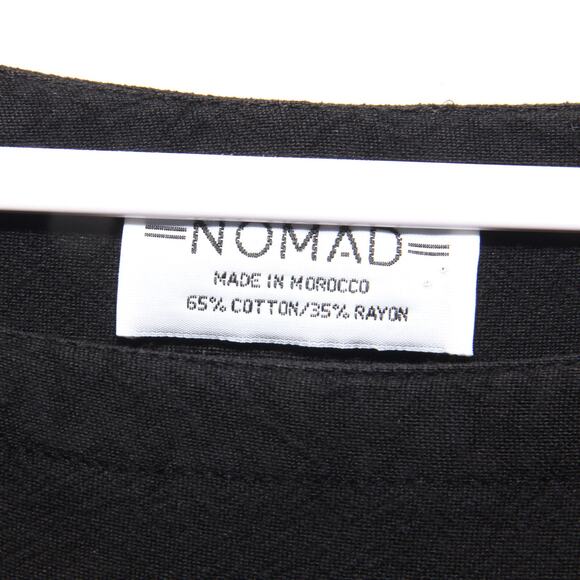 Vintage NOMAD Unstructured Black Maxi Dress No Size Tag - Picture 5 of 9